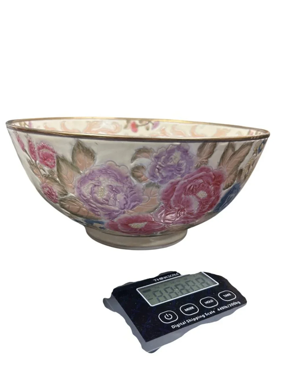 Andrea by Sedak Victoria moss rose vtg ceramic 10